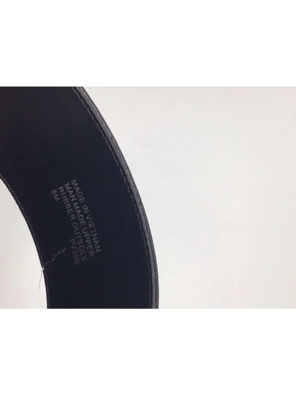 Michael Kors Black Leather Thong Wedge Sandal Women’s 8 M